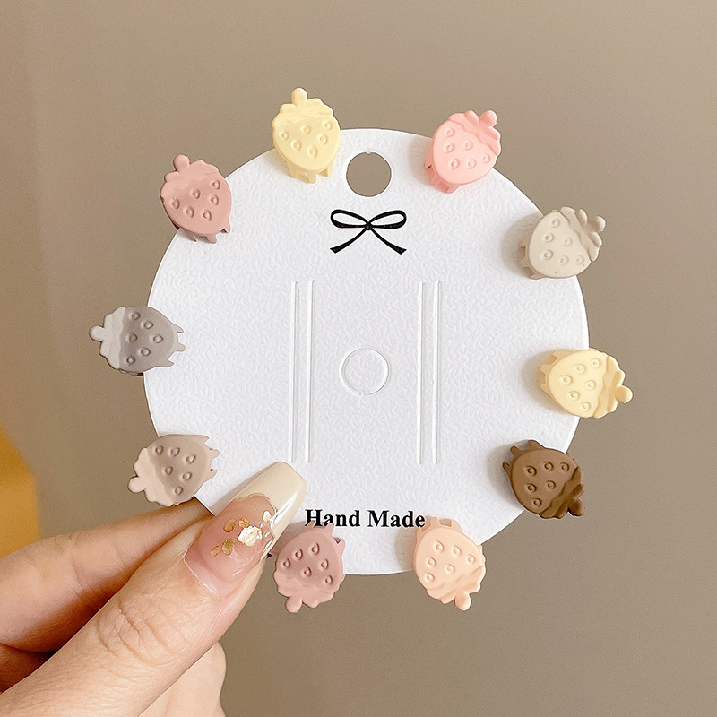 Flor de color dopamina pequeña broca de pelo broca de borde broca de frente broca de peluche broca de princesa pequeña broca de cabeza