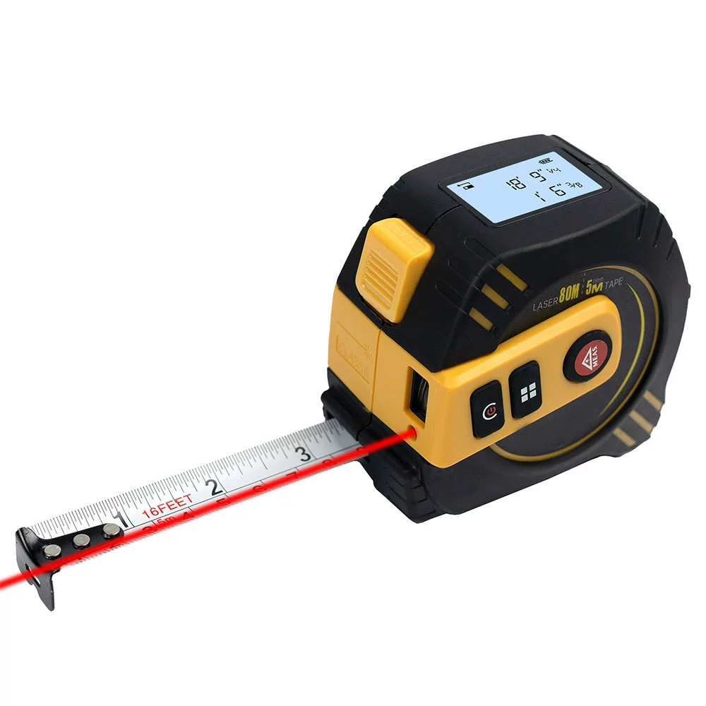 Трансграничный 2in1 инфракрасный лазерный дальномер для зарядки 80m 40m 5m измеритель дальномера
