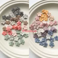 Осень и зима k-стиль DIY шерстяные 1,5 см маленькие цветочные кусочки ручной работы DIY шпилька ювелирные изделия аксессуары для одежды материалы