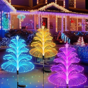 Solar Courtyard Decorative Light Jellyfish Colorful Color Changing Light Outdoor Waterproof Garden Landscape Decorative Atmosphere Lawn Light