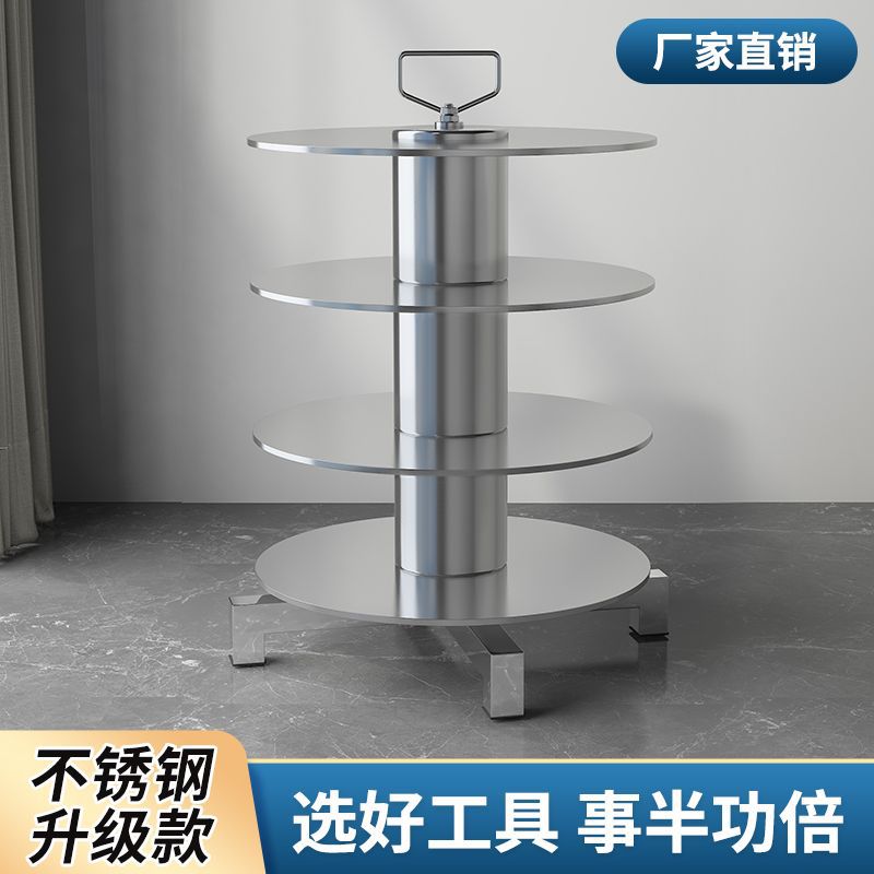 电线放线器放线架多盘放线器可调转速电工使用放线架子不锈钢材质