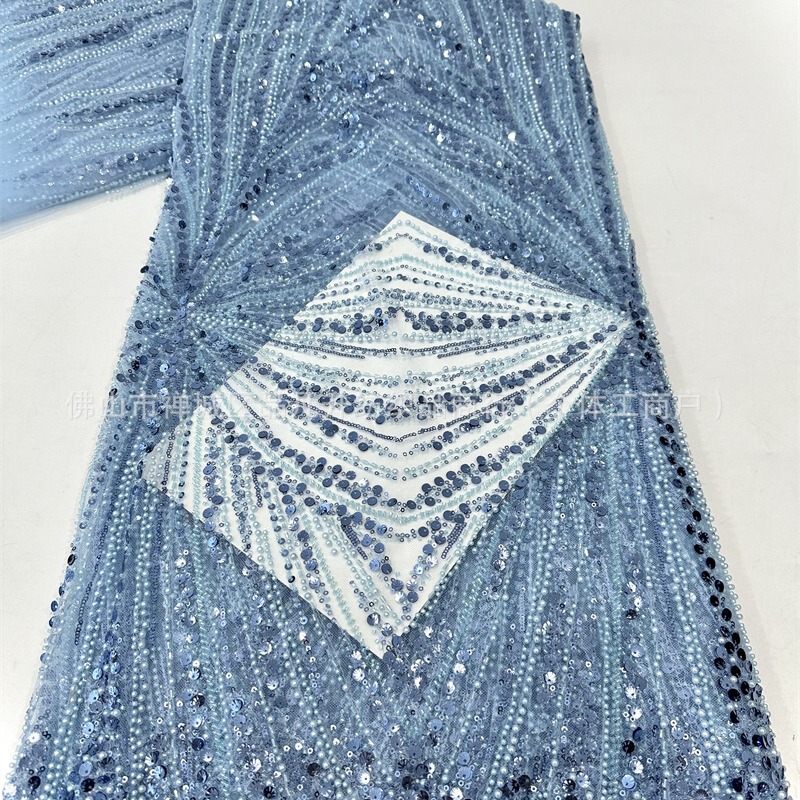 Exquisite Sequin Embroider Fabric, High-End Fashion Wedding Dress, Dress, Party Dance Performance Fashion Fabric