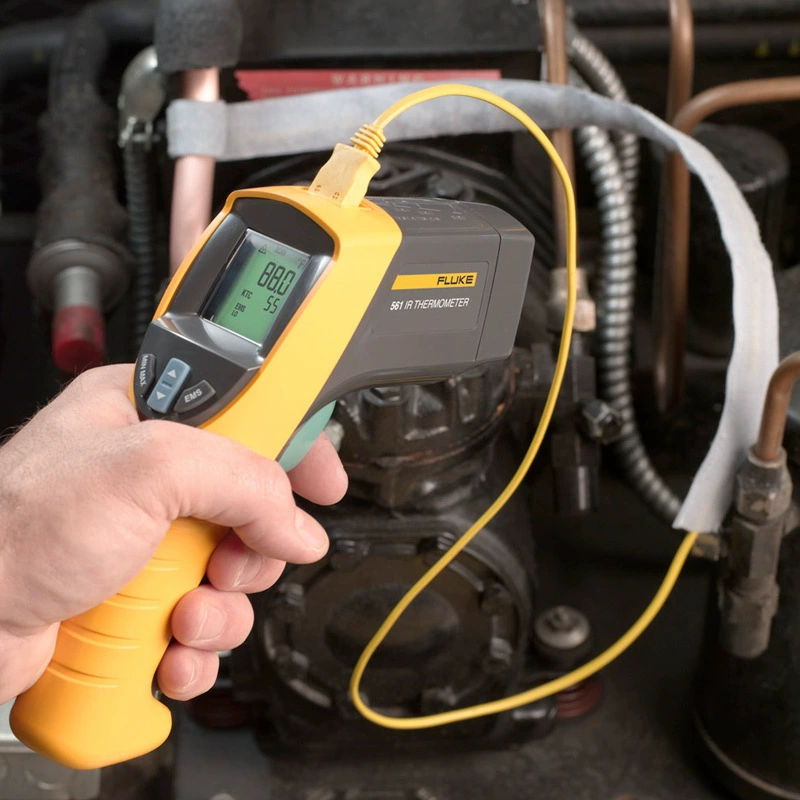 Инфракрасный термометр Fluke F561CH Ручной контактный высокоточный цифровой термометр Fluke561ch