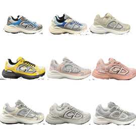 莆田外贸25新款B30反光CD时尚轻便网鞋透气舒适轻便休闲运动跑鞋