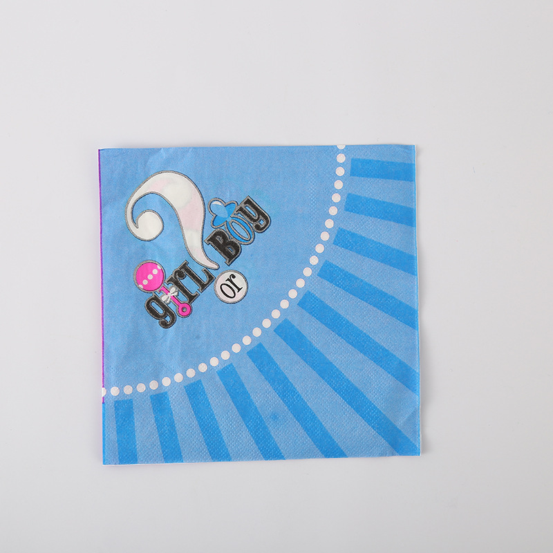 Colección de servilletas para fiestas de cumpleaños, suministros de disfraces para fiestas infantiles, 20 piezas de tela de papel impresa, decoración de fiesta con dibujos animados.