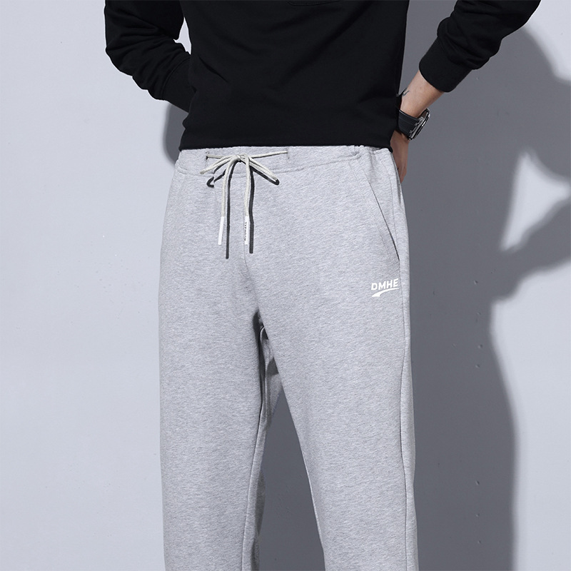 Slim fit adelgazamiento pantalones casuales cómodos de los hombres sueltos elásticos pantalones largos de los hombres de moda de todos los partidos rectos pantalones deportivos hombres