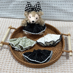 13cm ベビー服 Xiaoxiangfeng サスペンダースカート犬シェリーローズアクセサリー diy ドレスアップ衣料品卸売