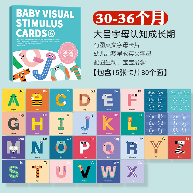 Tarjetas de estimulación visual para bebés recién nacidos de 0 a 36 meses, tarjetas de seguimiento en blanco y negro y coloridas, tarjetas educativas cognitivas