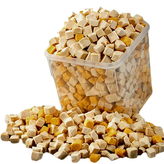 Freeze-Dried Mixed Bucket Pet Cat Freeze-Dried Cat Snacks Cat Food Staple Food Mixed Rice Fattening Chicken Breast Chicken Pellets