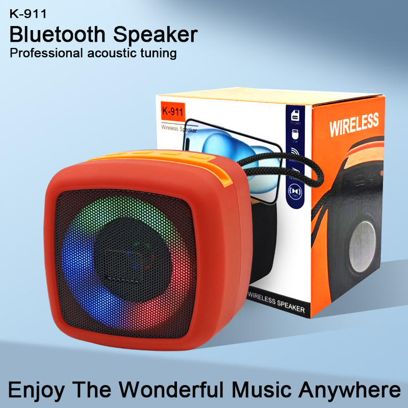 クロスボーダーハイパワーBluetoothスピーカー、ポータブルワイヤレススピーカー、ポータブルデスクトップ屋外大音量カードスロットサブウーファー|undefined