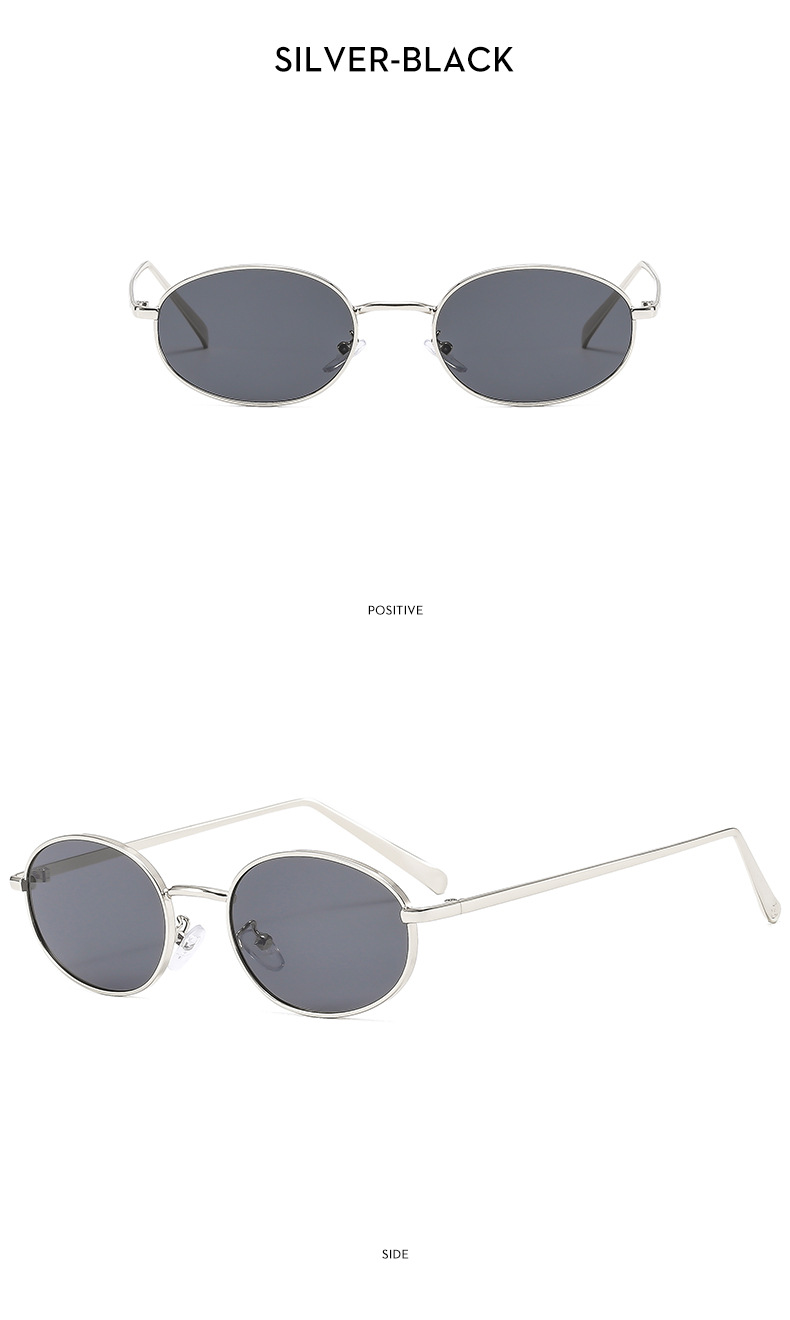 45g Weight Full Frame Glasses Structure Sunglasses Classification PC, UV400 Protection Lens Material Oval Frame Glasses Style Outdoor, Travel Occasion Solid Color Pattern Unisex Gender Streetwear Style Streetwear Solid Color PC UV400 Protection Oval Frame Full Frame Women's Sunglasses 13