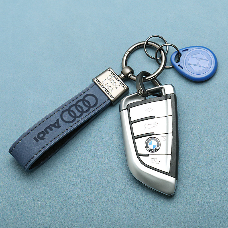 자동차 키체인 펜던트 고급 메르세데스-벤츠 BMW 아우디 볼보 포르쉐 도매 로고 소형 선물 끈