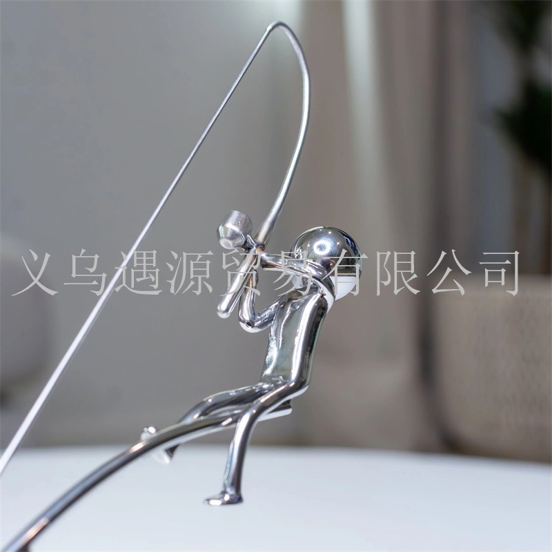 新品The Fisherman Balancing Sculpture渔夫平衡雕塑工艺品摆件|undefined