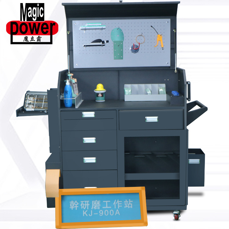 Estación de trabajo de pulido seca del coche de las ventas directas de la fábrica KJ-900 el banco de trabajo de pulido seco libre de polvo favorable al medio ambiente