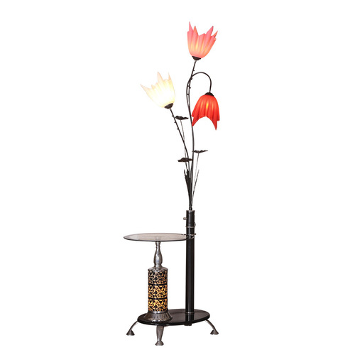 Modern Minimalist Living Room Acrylic LED Floor Lamp Simple Creative Flower Shape Living Room Lamp Bedroom Floor Lamp