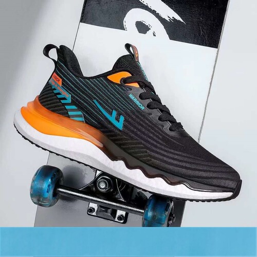 Pull back basketball running shoes, simple, versatile, shallow, affordable, Korean style casual wear-resistant air cushion running shoes wholesale