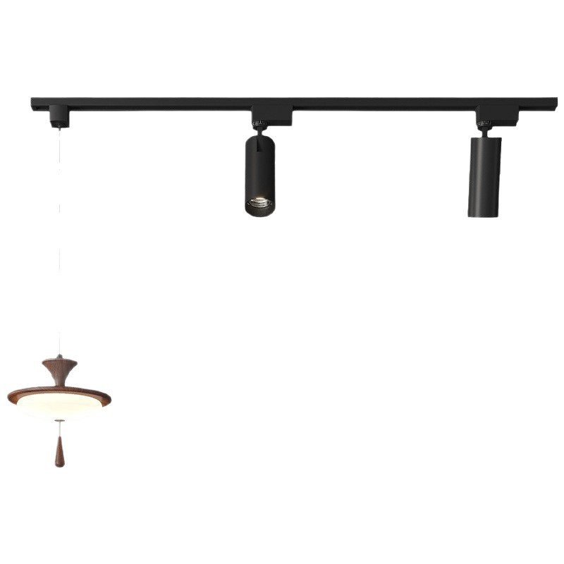 Candelabro de restaurante estilo antiguo francés 2025 nuevo foco riel luz de comedor barra luz de foco protección ocular luz de mesa de comedor