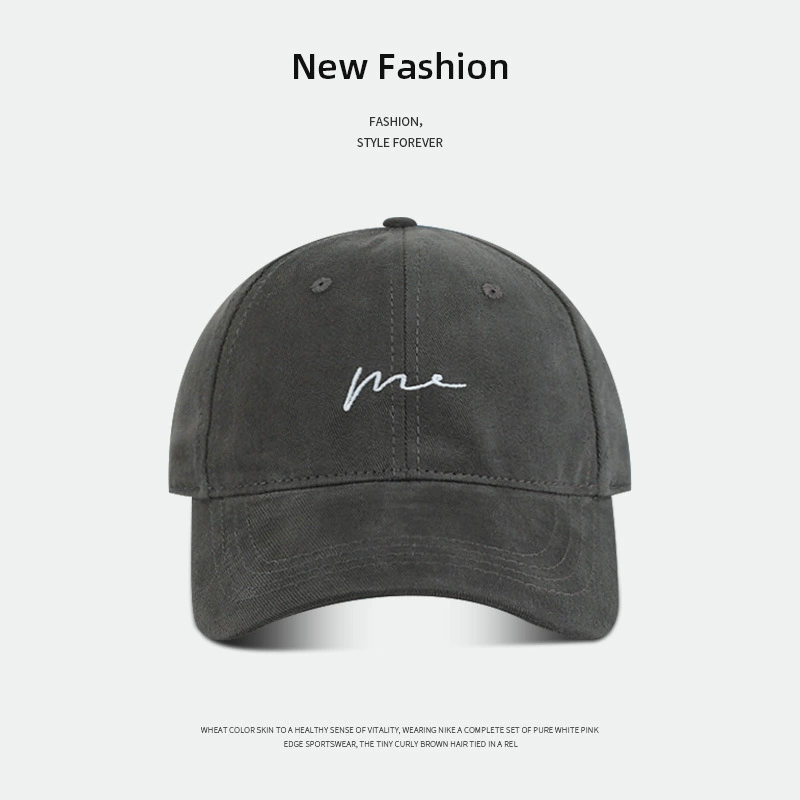 Baseball Cap Summer Sun Hat, Letters Embroidery, Adjustable, Sizes 54–63 cm