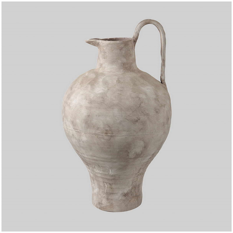 寂しい風のモランディ色の陶磁器の花瓶の家庭の見本の部屋の民宿の食卓の柔らかい服の乾いた花の器の装飾の置物