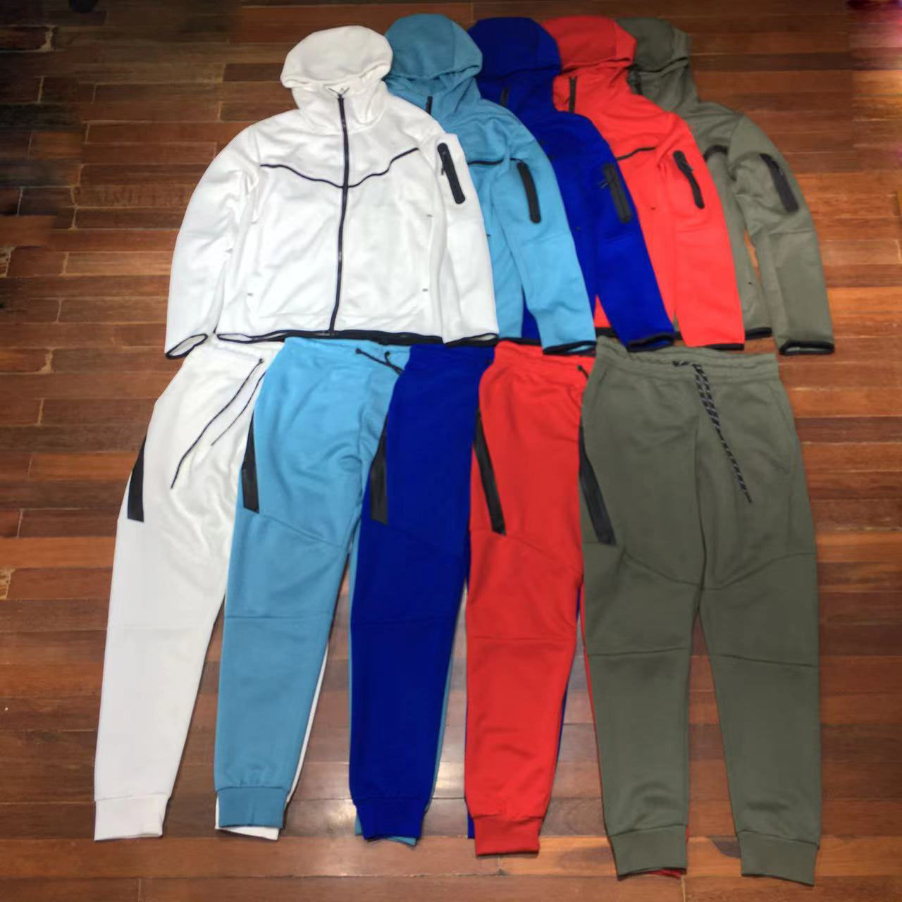 2024年レジャースポーツフード付き男性サイドファスナー490と163セット