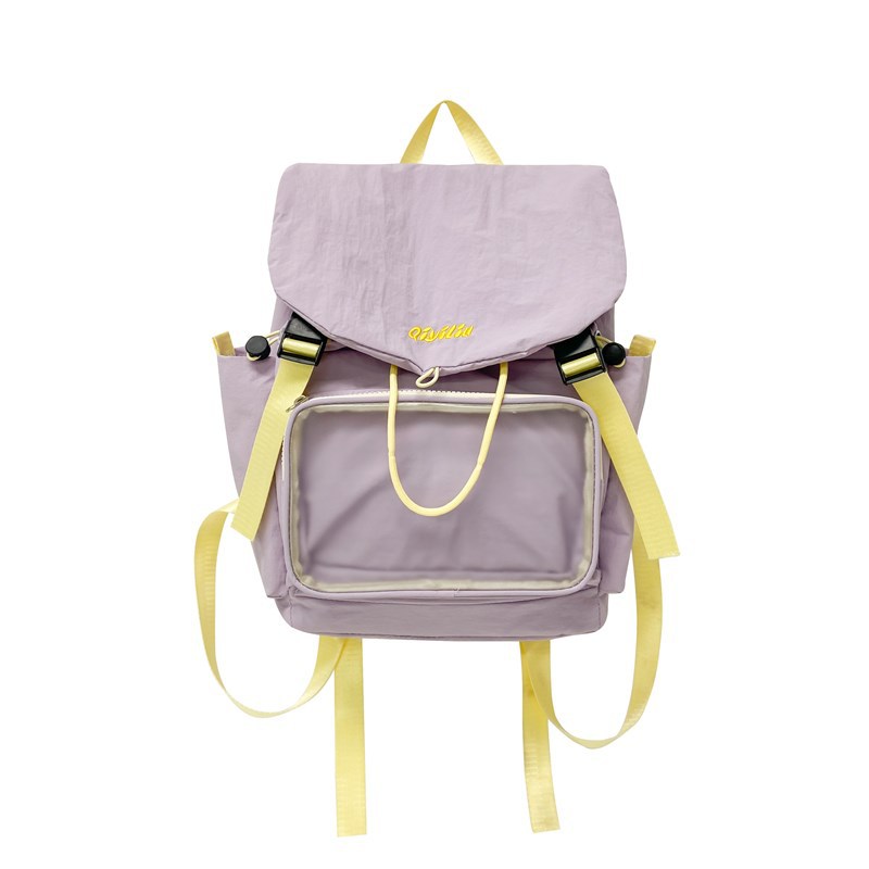 Nueva moda mochila femenina simple casual pequeña fresca y linda mochila escolar para estudiantes mochila de viaje de gran capacidad