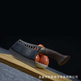 龙泉华影一件代发锻打菜刀不锈钢菜刀厨房两用刀