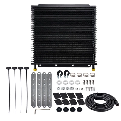 32 Rows, car radiator - 32-rows-black-with-accessories