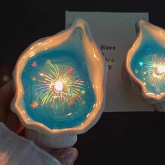 花火巻貝アロマセラピー石膏キャンドルクリエイティブギフトアロマセラピーギフト巻貝アロマキャンドル海花火