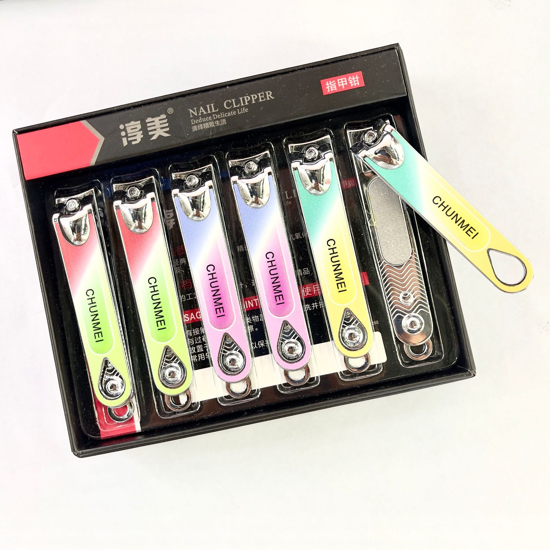 Cortauñas de acero inoxciente, afilado, diseño antiesparcido – Mayorista de Yiwu