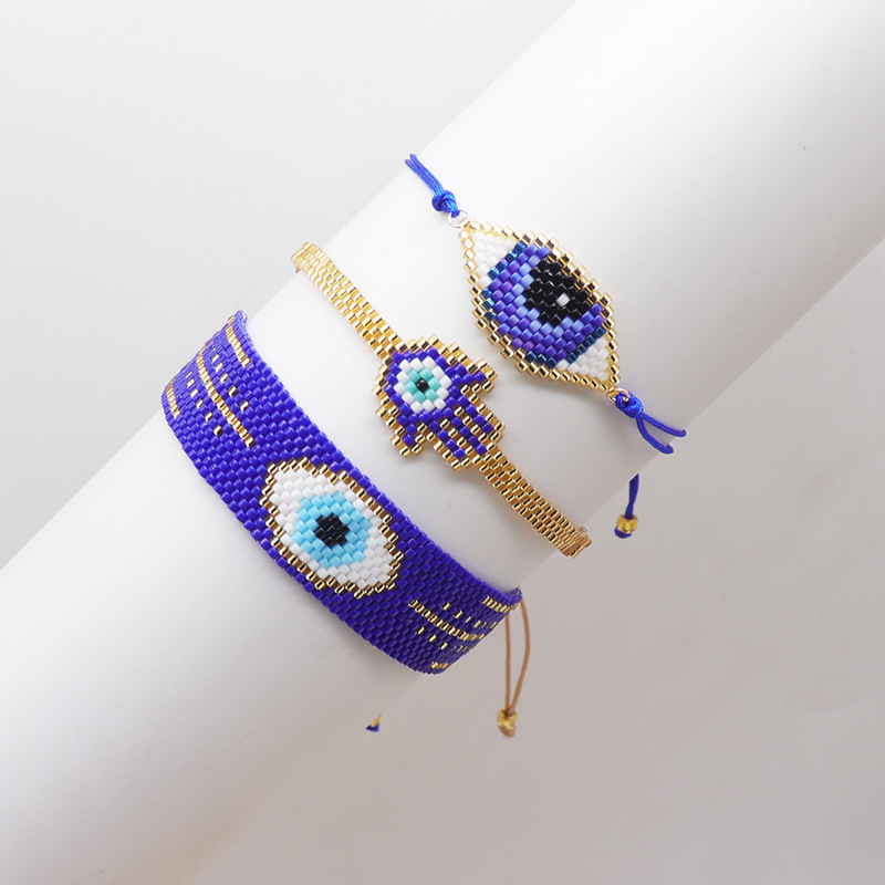 Lucky Red String Evil Eye Bracelet Handmade Protection Jewelry_voghion.com