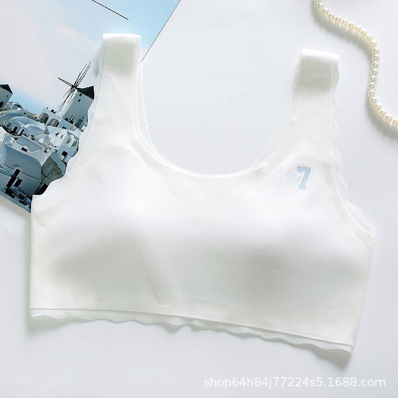 Niños y niñas ropa interior delgada sin marcas 8 - 16 años de edad chaleco de niñas estudiantes ropa interior de niñas