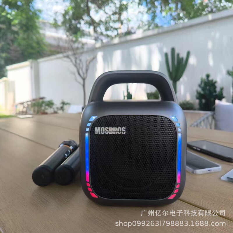 KARABOX ポータブル カラオケ Bluetooth スピーカー 50W マイク 2 個付き|undefined