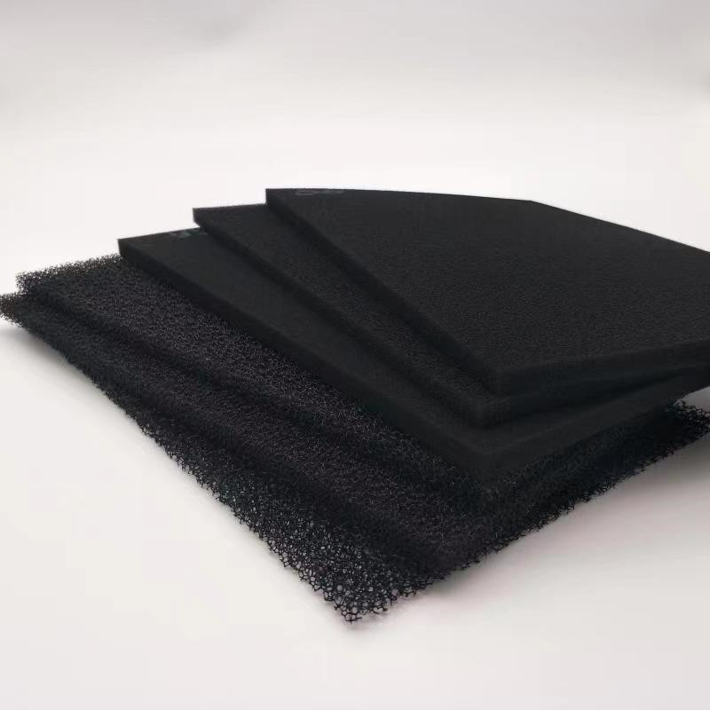 大孔空气过滤海绵机箱风扇散热孔过滤网生化棉 高密度培菌过滤棉