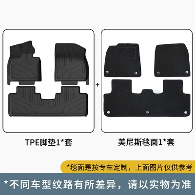 Suitable for the Ideal L6 Universal Foot Pad - ideal-black-single-layer-floor-mat-menis-carpet-surface