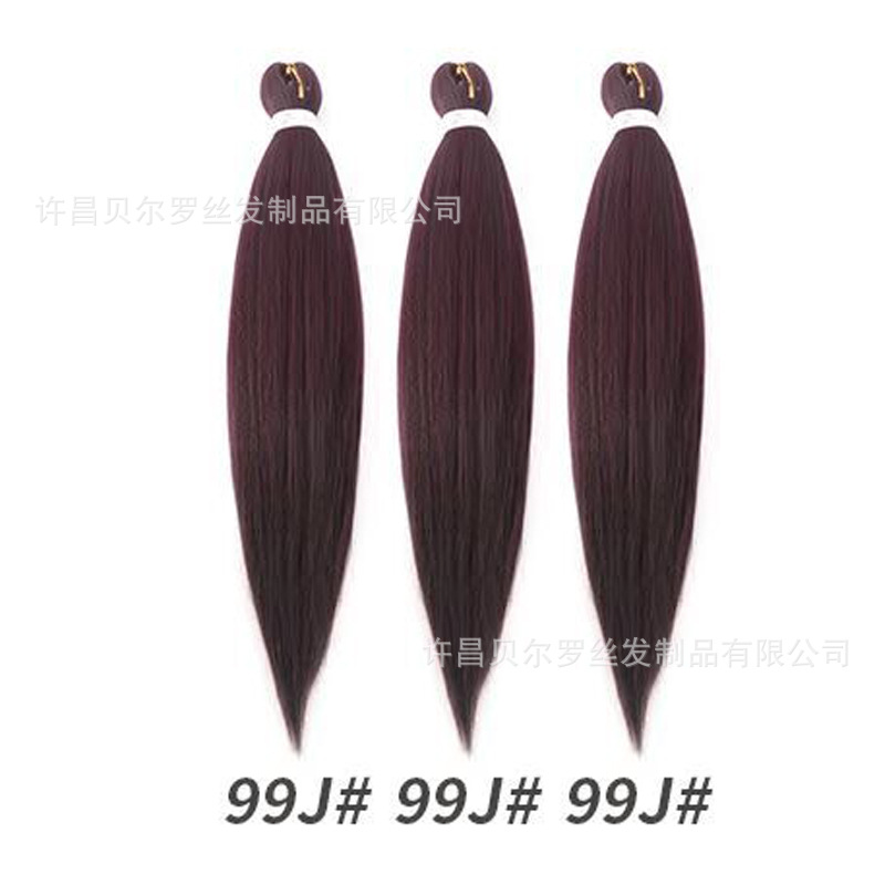 Kit de 3 pelucas EZ Braid – cabello synthetic, colores sólidos/degradé