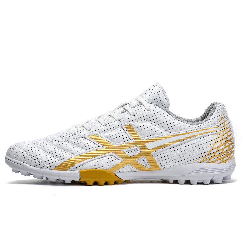Zapatos de fútbol para hombres y mujeres estudiantes adolescentes AG clavos largos entrenamiento de carreras de clavos al por mayor tecnología ventilada para adolescentes