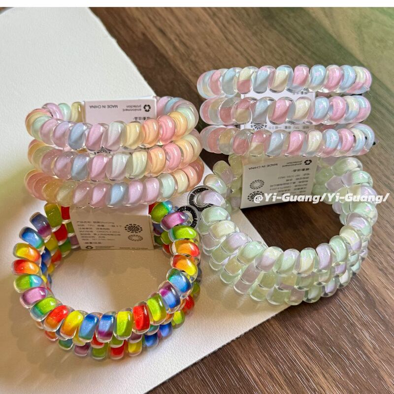 2025 New High-End Telephone Wire Hair Tie, High Elasticity Hair Rope, Traceless Hair Band for Women, Ponytail Hair Rope, Hair Accessory 2025 New High-End Telephone Wire Hair Tie, High Elasticity Hair Rope, Traceless Hair Band for Women, Ponytail Hair Rope, Hair Accessory