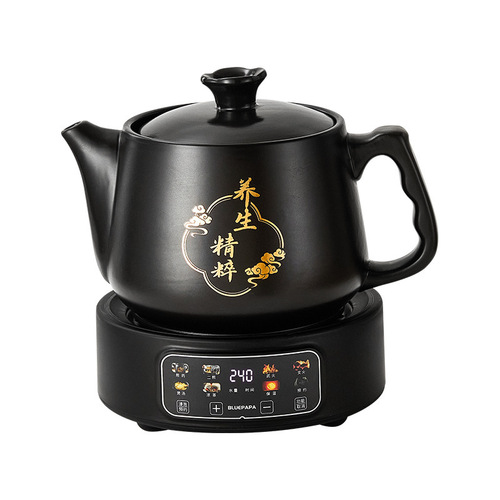 Fully Automatic Household Smart Touch Appointment Insulation Health Care Medicine Pot Ceramic Small Chinese Medicine Sandpot Medicine Jar 