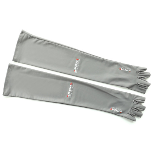 Sunscreen Ice Silk Sleeves Men's Summer New Half-Finger Anti-Slip Anti-Sweat Breathable Arm Sleeves Anti-UV Gloves