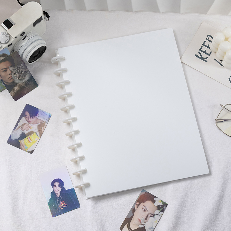 흰색 3인치 9칸 20페이지 180 카드 슬롯