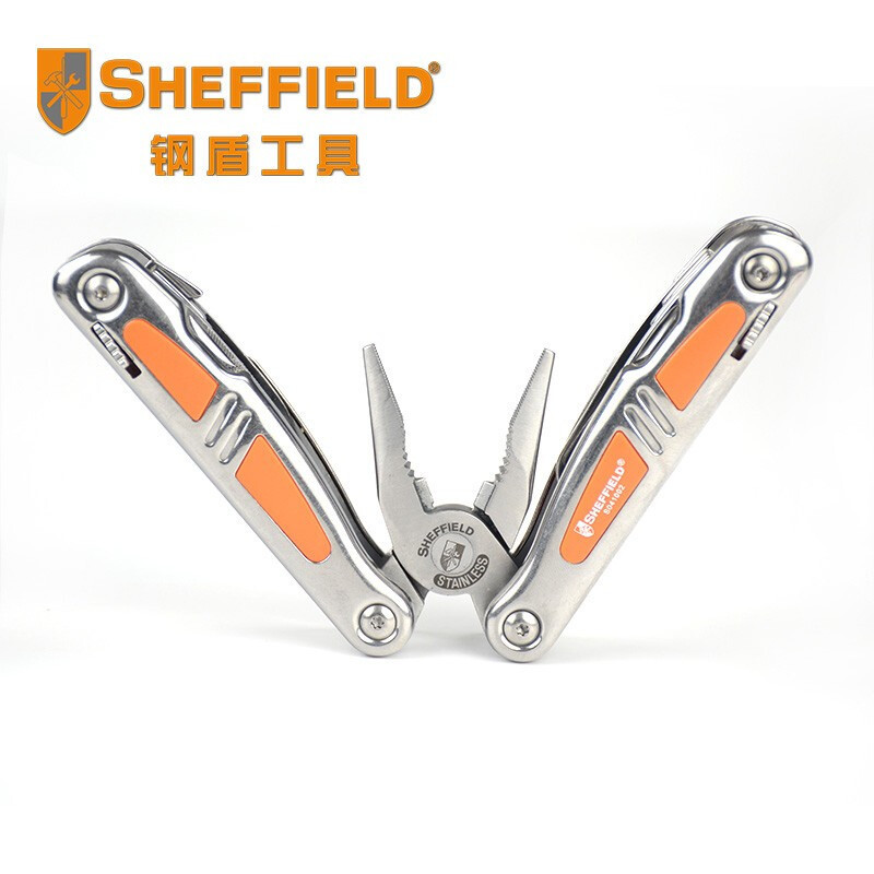 钢盾 SHEFFIELD S041003 12合1不锈钢多用钳