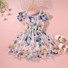 Summer shiffon small princess costume, dress, western style, lifting effect, Korean style