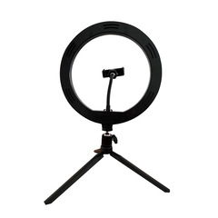10-inch mobile live broadcast desktop ring light bracket selfie photography portable tripod led beauty fill light