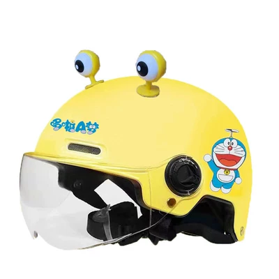 Motosiklet kaskı (dəbilqə) | elementary and middle schoo - 3c-kids-diy-yellow-yellow-eyes-transparent-one-size-fits-all