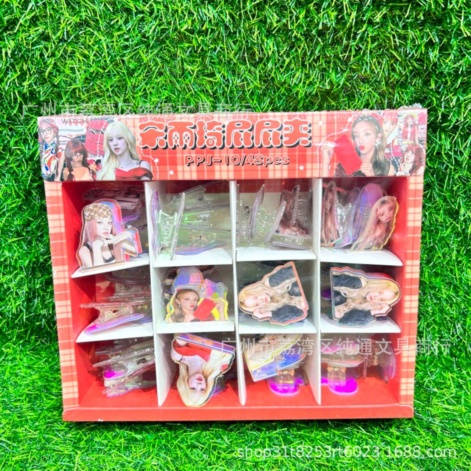 Double-sided PP clips all-purpose clips everything can be clipped storage clips long-tail clips exam paper clips new celebrity merchandise