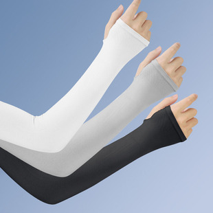 Sun Protection Gloves Ice Sleeves Summer Ice Silk Sun Protection Sleeves for Men and Women Outdoor Uv Driving Sports Arm Sleeves Wholesale
