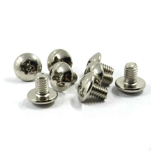 TM iron nickel-plated screws cross large flat head machine screw machine wire umbrella head mushroom head large head screw bolt M3/M4