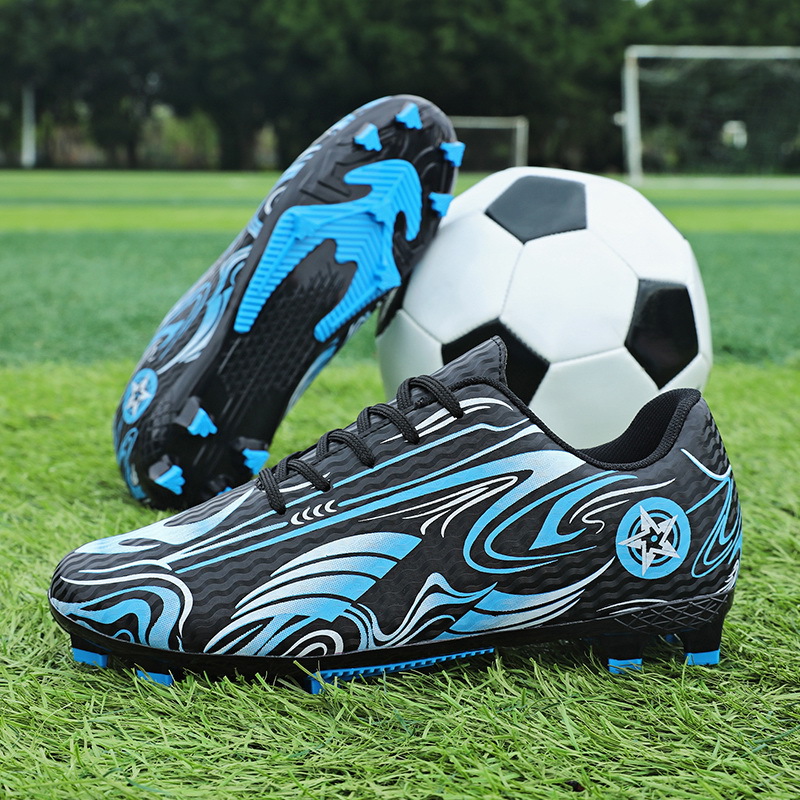 Customizado nuevo anti-deslizante zapatos de fútbol de clavos para hombres adultos zapatos de entrenamiento de entrenamiento de deportes de clavos bajos zapatos deportivos juveniles