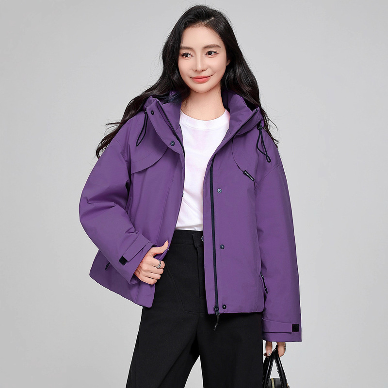 High-End Outdoor Cold-Proof Short Jacket and Cotton Jacket for Women 2025 Winter New Fashion Casual Workwear Jacket