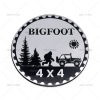 Cross -border hot -selling car 4X4 RATED car logo new 4x4 aluminum sticker